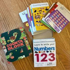 Children's Educational Card Set & Coutering Book